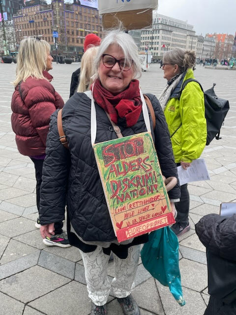 Ældreoprøret demonstration mod alderisme marts 2026 Ældreoprøret demonstration mod alderisme marts 2026
